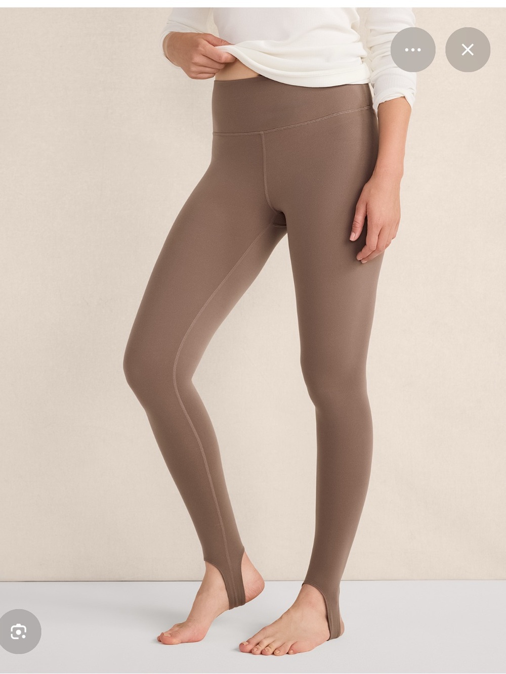Haven Well Within Balance Stirrup Leggings Brown